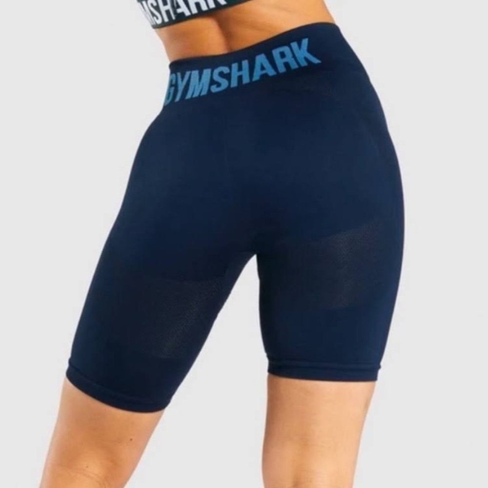 Gymshark Flex Cycling Shorts Blue/Navy Size Small
